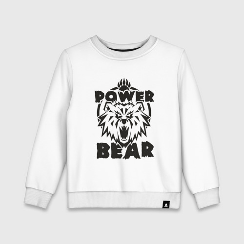 Детский свитшот хлопок Power Bear