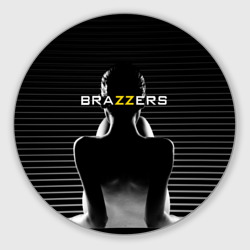 Круглый коврик для мышки Brazzers - контрсвет