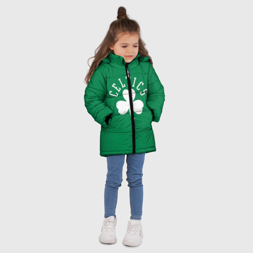 Зимняя куртка для девочек 3D Бостон, цвет красный - фото 5