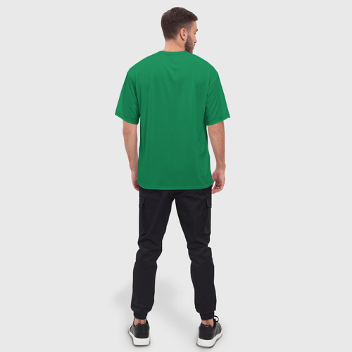 Мужская футболка oversize 3D Бостон, цвет 3D печать - фото 4