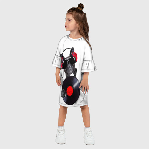 Детское платье 3D DJ бульдог - фото 3