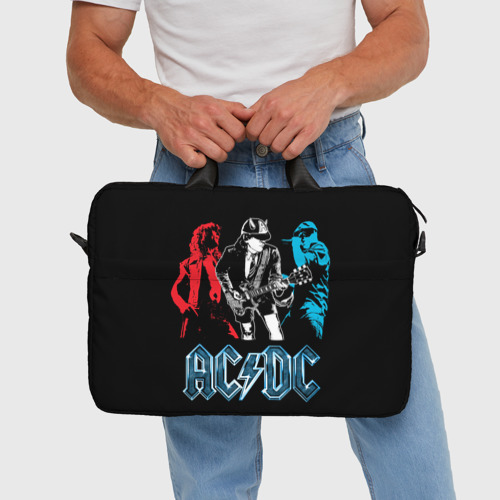 Сумка для ноутбука 3D AC/DC 8, цвет 3D печать - фото 5