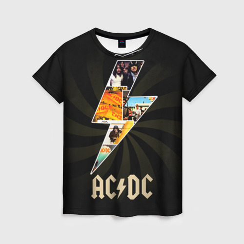 Женская футболка 3D AC/DC 7