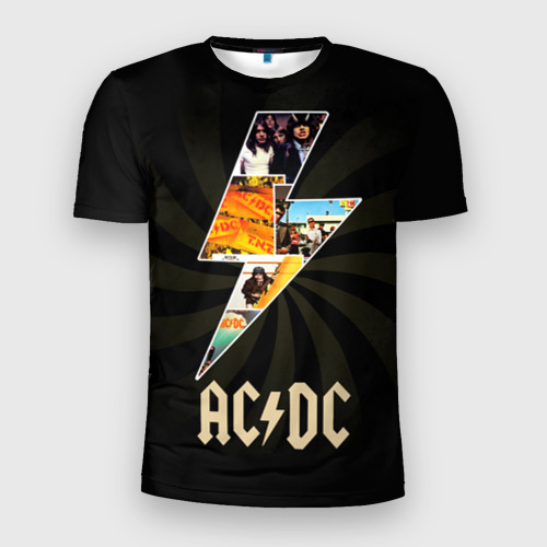 Мужская футболка 3D Slim AC/DC 7