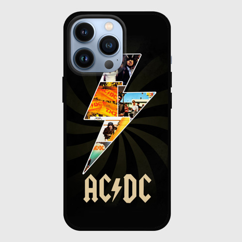 Чехол для iPhone 13 Pro AC/DC 7, цвет черный