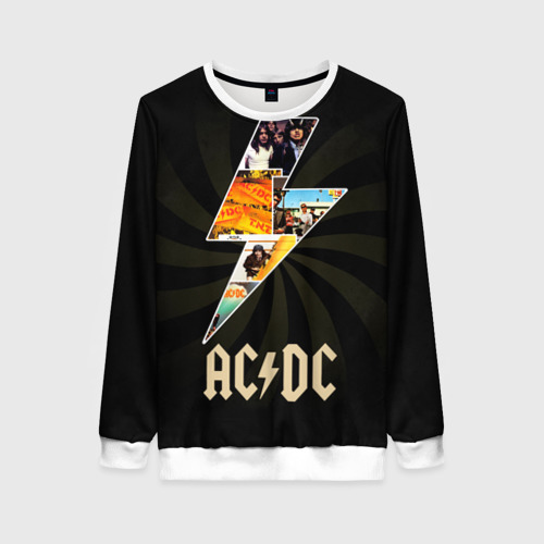 Женский свитшот 3D AC/DC 7, цвет 3D печать