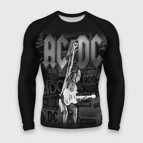 Мужской рашгард 3D AC/DC 6, цвет 3D печать