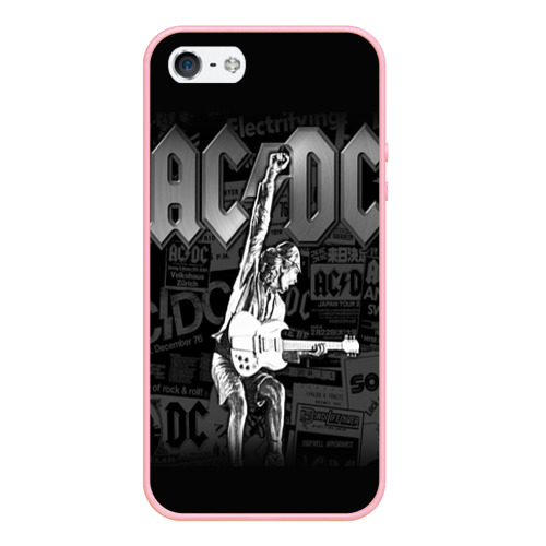 Чехол для iPhone 5/5S матовый AC/DC 6