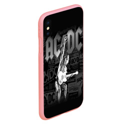 Чехол для iPhone XS Max матовый AC/DC 6 - фото 2