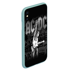 Чехол для iPhone XS Max матовый AC/DC 6 - фото 2