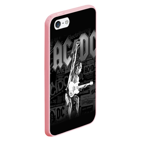 Чехол для iPhone 5/5S матовый AC/DC 6 - фото 3