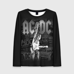 Женский лонгслив 3D AC/DC 6