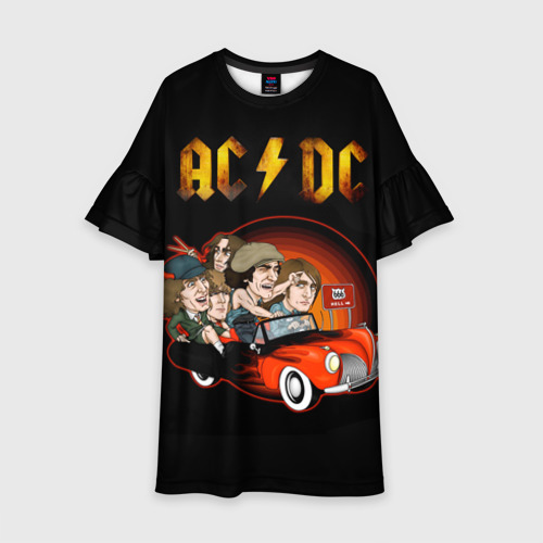 Детское платье 3D AC/DC 5
