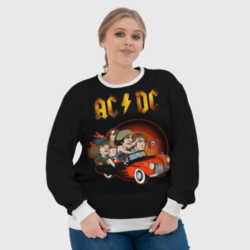 Женский свитшот 3D AC/DC 5 - фото 6