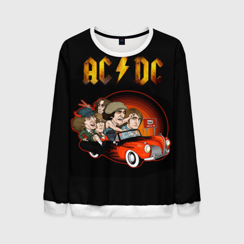 Мужской свитшот 3D AC/DC 5, цвет белый