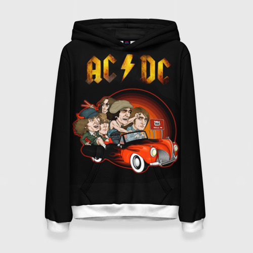 Женская толстовка 3D AC/DC 5, цвет 3D печать