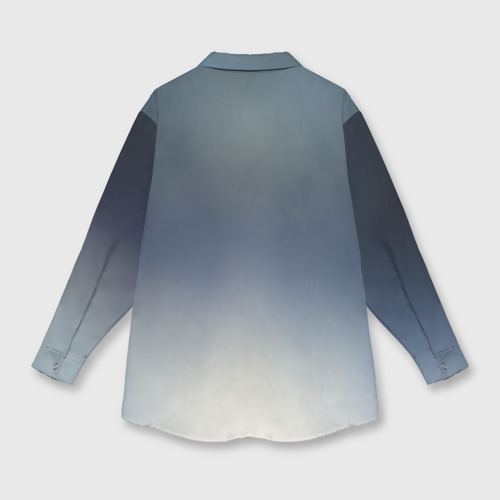 Мужская рубашка oversize 3D с принтом Kuchiki Rukia, вид сзади #1