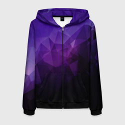 Мужская толстовка 3D на молнии PolyViolet