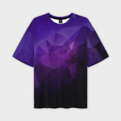 Мужская футболка oversize 3D PolyViolet