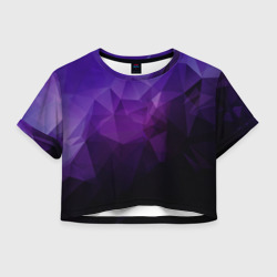 Женская футболка Crop-top 3D PolyViolet