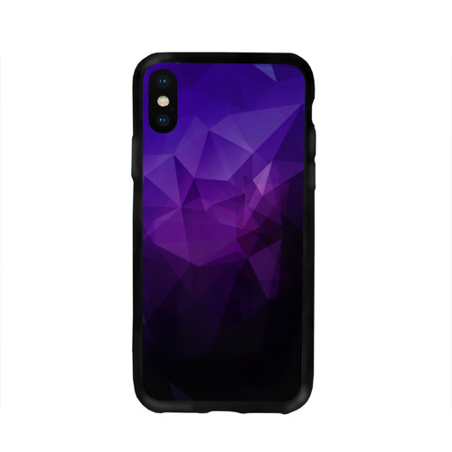 Чехол для Apple iPhone X силиконовый глянцевый PolyViolet Фото 01 Чехол для Apple iPhone X силиконовый глянцевый PolyViolet Фото 01