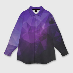 Женская рубашка oversize 3D PolyViolet