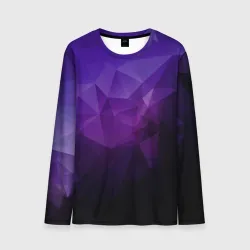 Мужской лонгслив 3D PolyViolet