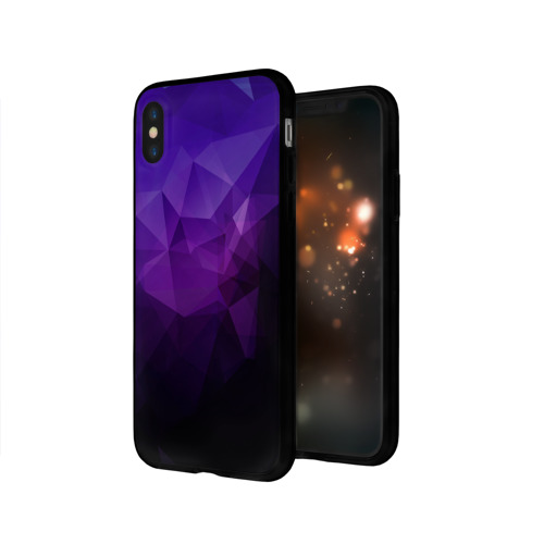Чехол для Apple iPhone X силиконовый глянцевый PolyViolet Фото 01 Чехол для Apple iPhone X силиконовый глянцевый PolyViolet Фото 01