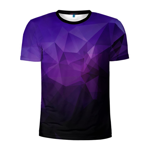Мужская футболка 3D спортивная PolyViolet Фото 01 Мужская футболка 3D спортивная PolyViolet Фото 01