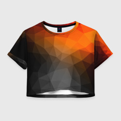 Женская футболка Crop-top 3D Abstraction