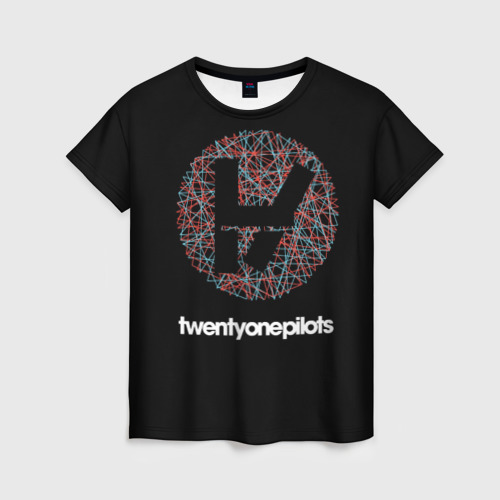 Женская футболка 3D Twenty one pilots