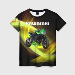 Женская футболка 3D Kawasaki