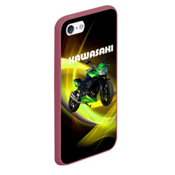 Чехол для iPhone 5/5S матовый Kawasaki - фото 2