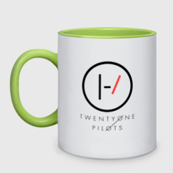Кружка двухцветная Twenty one pilots