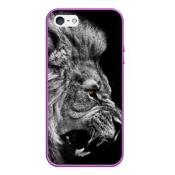 Чехол для iPhone 5/5S матовый Лев
