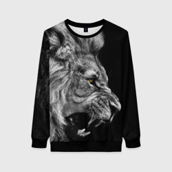 Женский свитшот 3D Лев