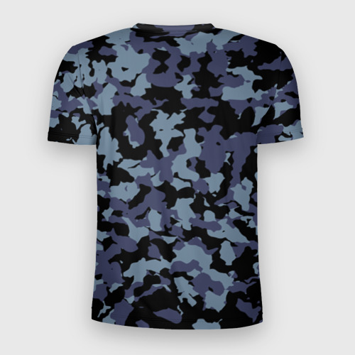 Мужская футболка 3D Slim Служу России, ВМФ, цвет 3D печать - фото 2
