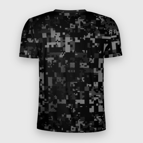 Мужская футболка 3D Slim Служу России, космические войска, цвет 3D печать - фото 2