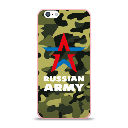 Чехол для Apple iPhone 6 силиконовый глянцевый Russian army Фото 01 Чехол для Apple iPhone 6 силиконовый глянцевый Russian army Фото 01