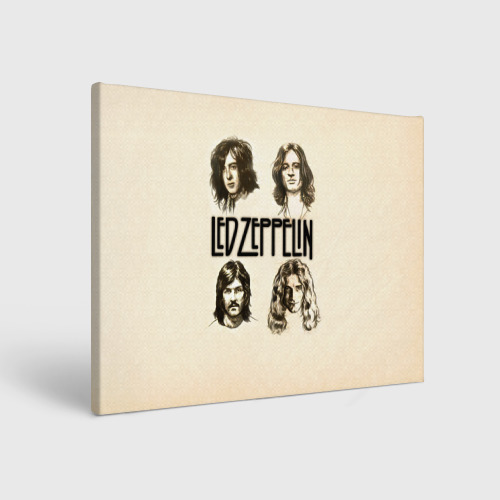 Холст прямоугольный Led Zeppelin 1, цвет 3D печать