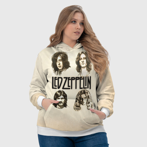 Женская толстовка 3D Led Zeppelin 1, цвет 3D печать - фото 6