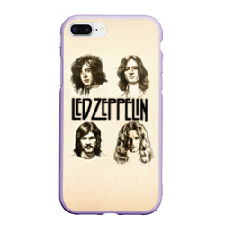 Чехол для iPhone 7Plus/8 Plus матовый Led Zeppelin 1