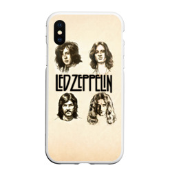 Чехол для iPhone XS Max матовый Led Zeppelin 1