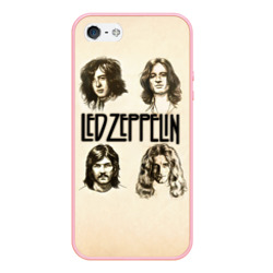 Чехол для iPhone 5/5S матовый Led Zeppelin 1
