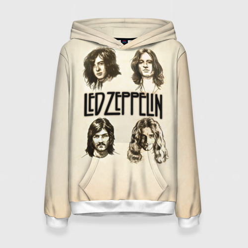 Женская толстовка 3D Led Zeppelin 1, цвет 3D печать