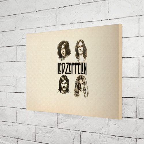 Холст прямоугольный Led Zeppelin 1, цвет 3D печать - фото 3