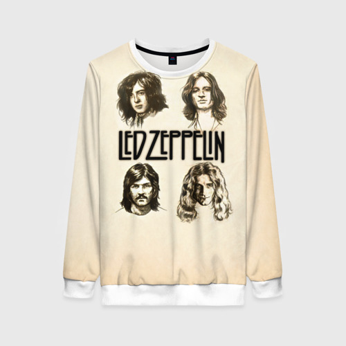 Женский свитшот 3D Led Zeppelin 1, цвет 3D печать