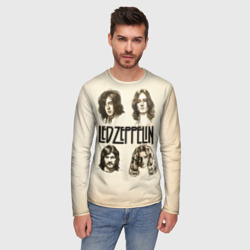 Мужской лонгслив 3D Led Zeppelin 1 - фото 2