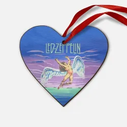 Деревянная игрушка Сердце Led Zeppelin 2