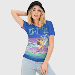 Женская футболка 3D Slim Led Zeppelin 2 - фото 2